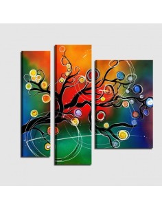 Quadro moderno dipinto a mano con albero - BERENICE