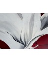 MAGNOLIE - Modern painting red and white