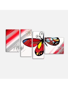 MARIPOSA 4 - Modern painting butterfly