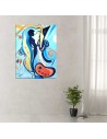 SAX - Modern paintings for music-themed decor
