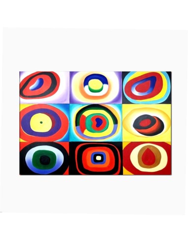 Quadro Astratto: Color Study di Kandinsky - Dinamismo e Armonia