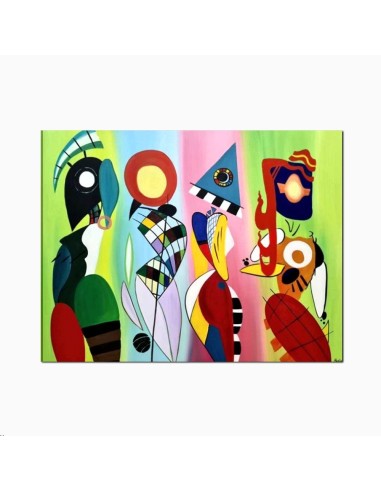 'Le Muse' di Kandinsky: Un Capolavoro Astratto di Colori e Forme