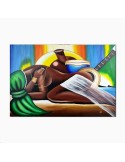 SANTO DOMINGO - Caribbean Woman Painting" in English