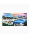Golfo di Salerno - Quadro dipinto a mano