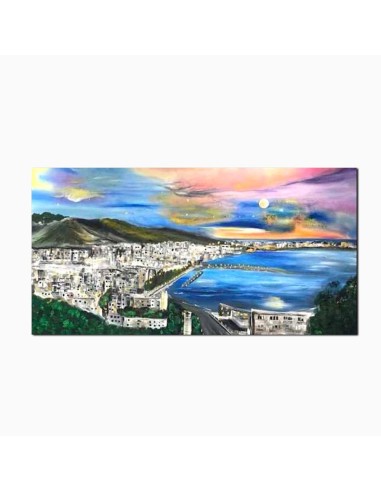 Golfo di Salerno - Cuadro pintado a mano