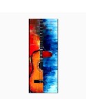 MUSICA 2 - Dipinto musicale verticale chitarra